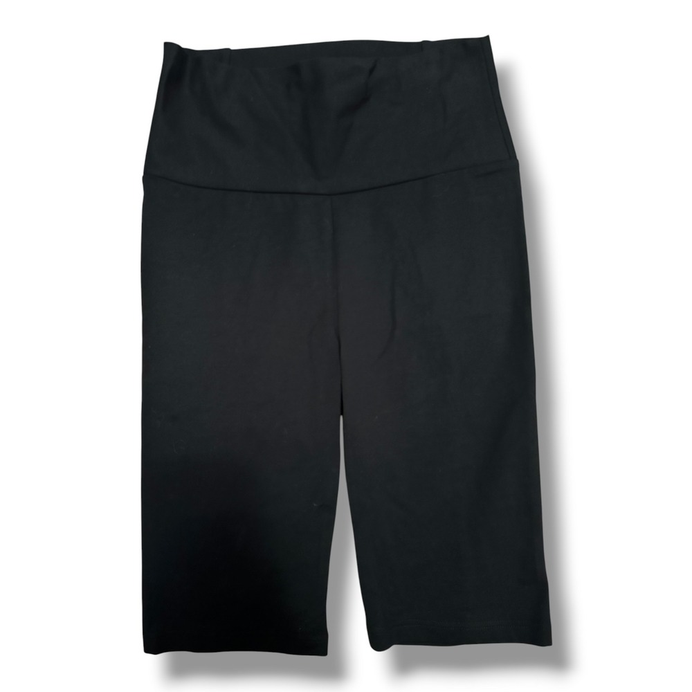 COS Women's NEW Black High Waisted Cotton Blend Biker Shorts Size XS Athletic